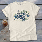 Heritage Script Maryland Signature Tee