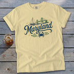 Heritage Script Maryland Signature Tee