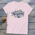 Heritage Script Maryland Softstyle Tee