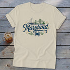 Heritage Script Maryland Softstyle Tee