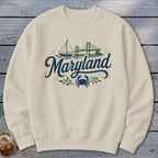 Heritage Script Maryland Sweatshirt