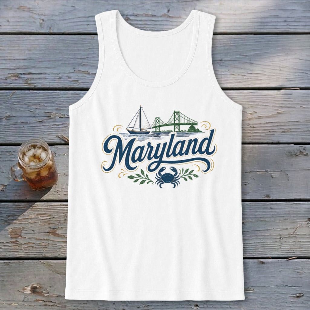 Heritage Script Maryland Tank Top