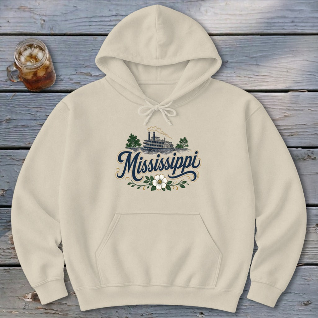 Heritage Script Mississippi Hoodie
