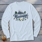 Heritage Script Mississippi Long Sleeve Tee