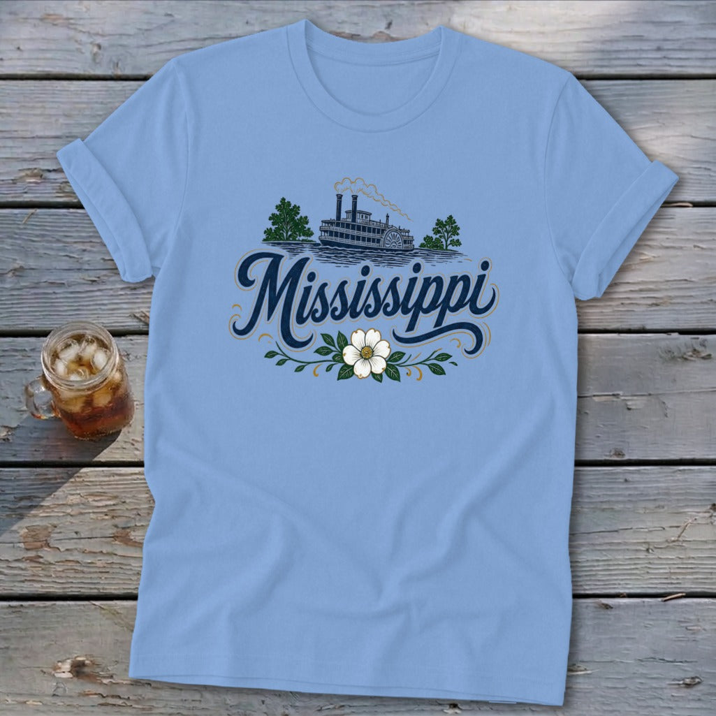 Heritage Script Mississippi Softstyle Tee