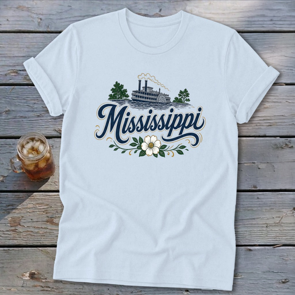 Heritage Script Mississippi Softstyle Tee