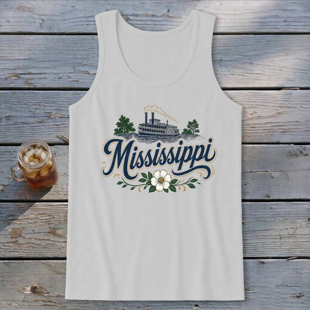 Heritage Script Mississippi Tank Top