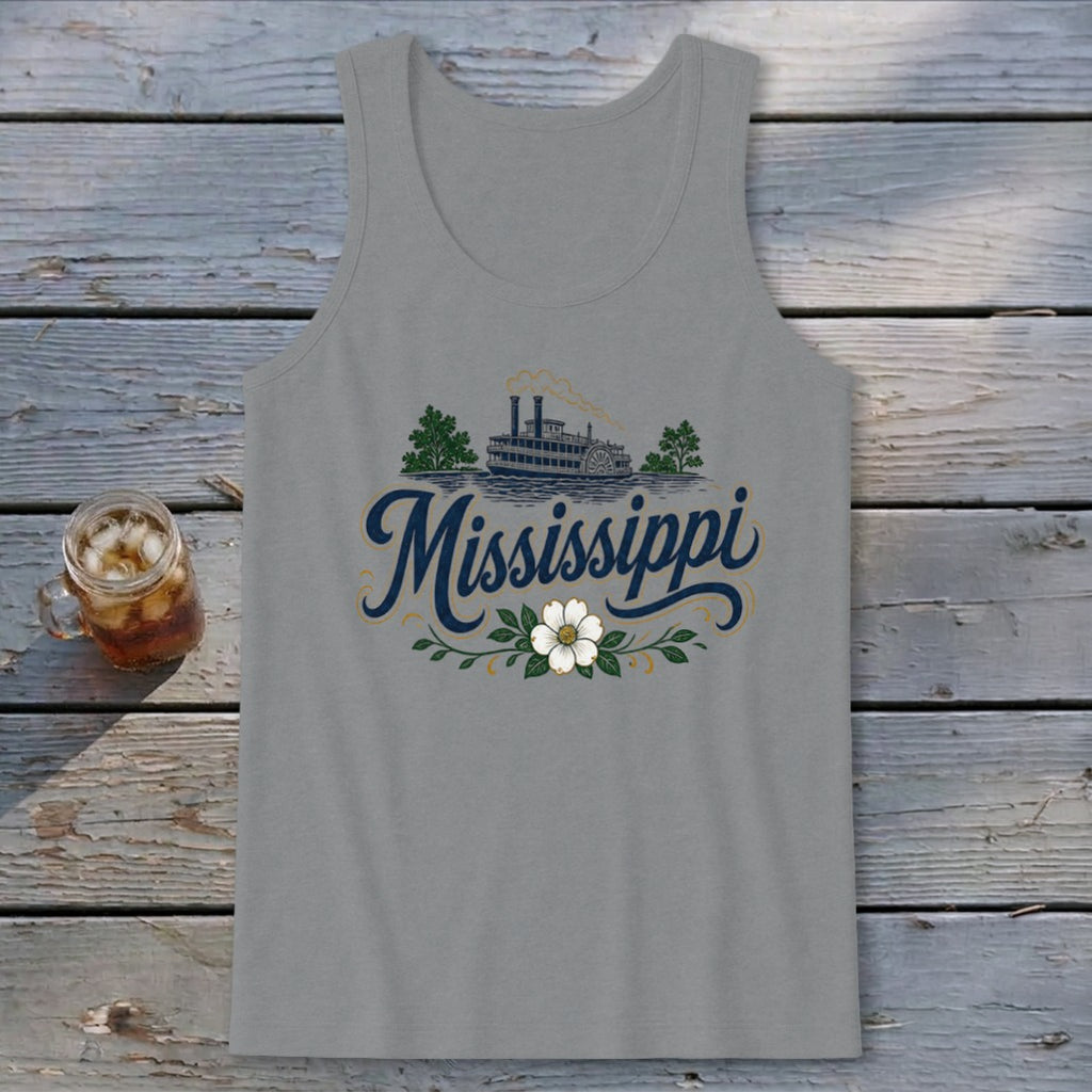 Heritage Script Mississippi Tank Top