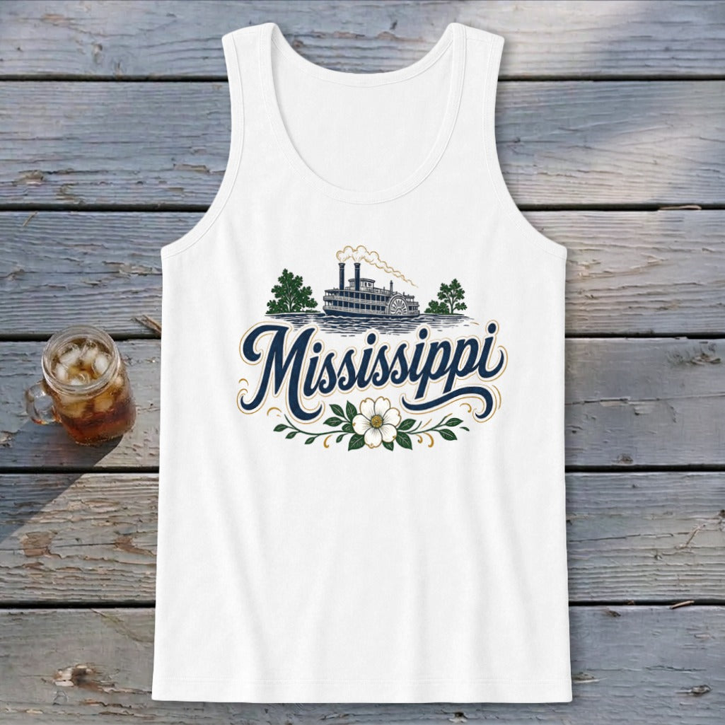 Heritage Script Mississippi Tank Top