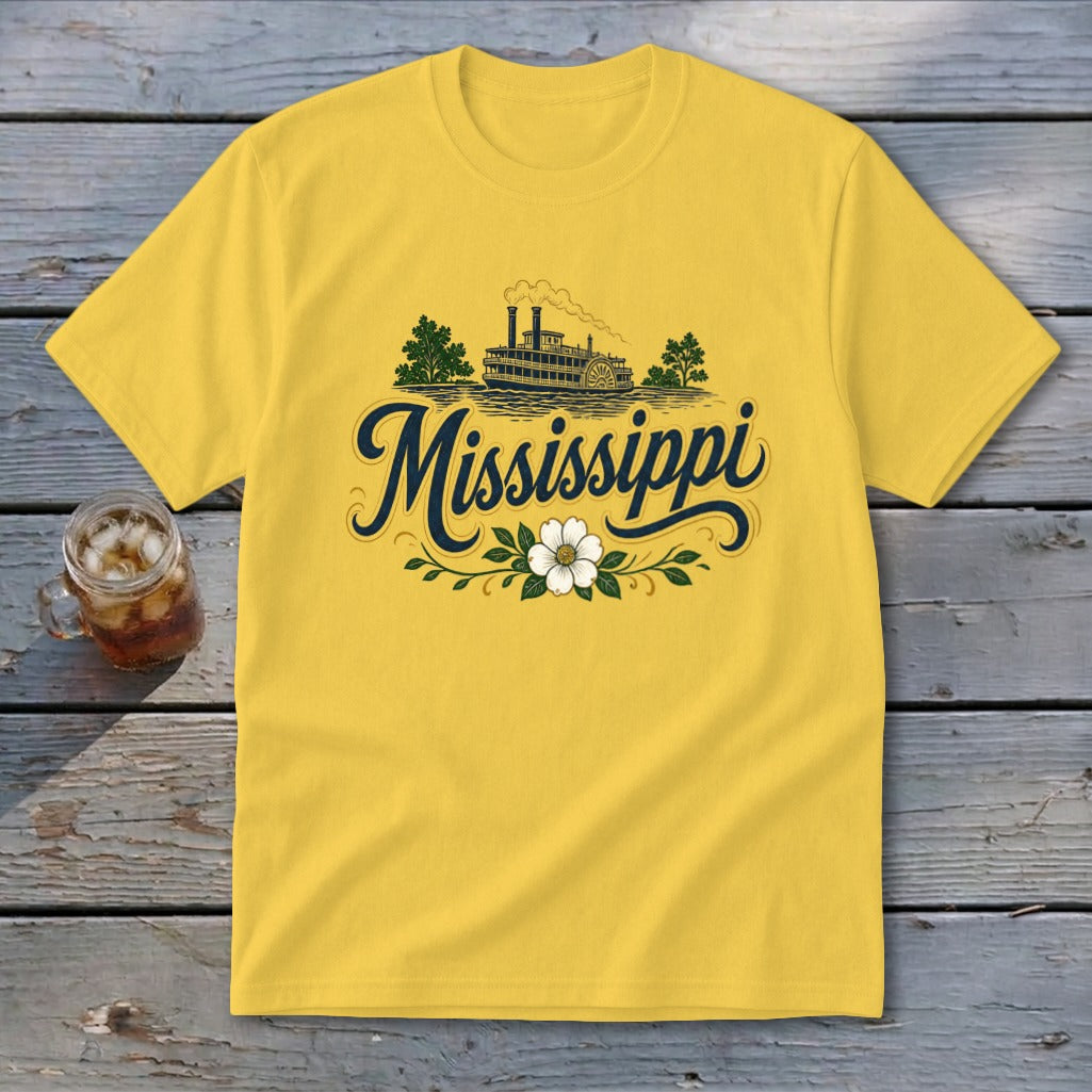 Heritage Script Mississippi Youth Tee