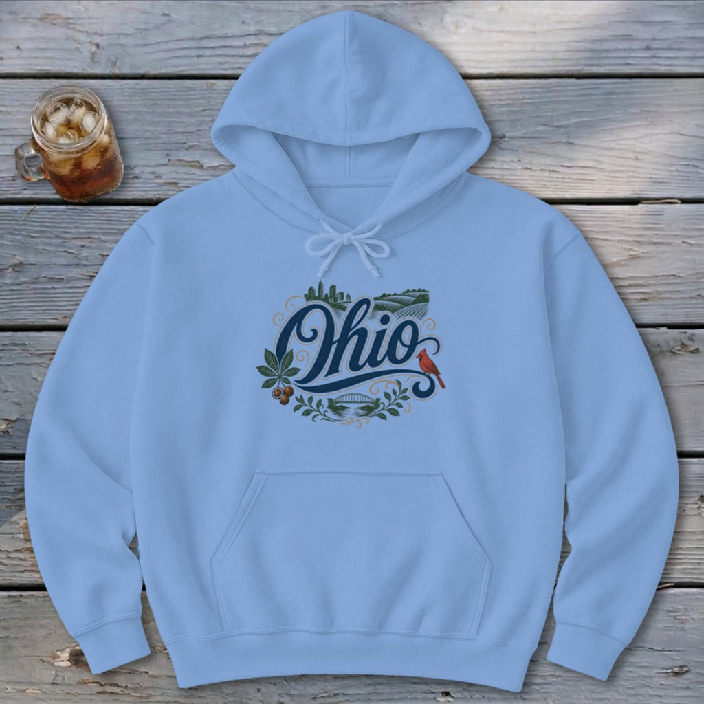 Heritage Script Ohio Hoodie