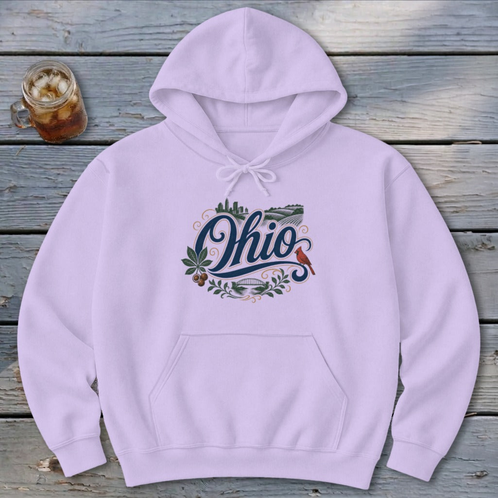 Heritage Script Ohio Hoodie