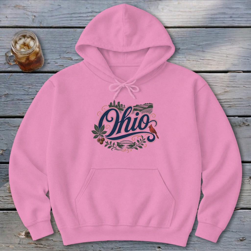 Heritage Script Ohio Hoodie