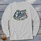 Heritage Script Ohio Long Sleeve Tee