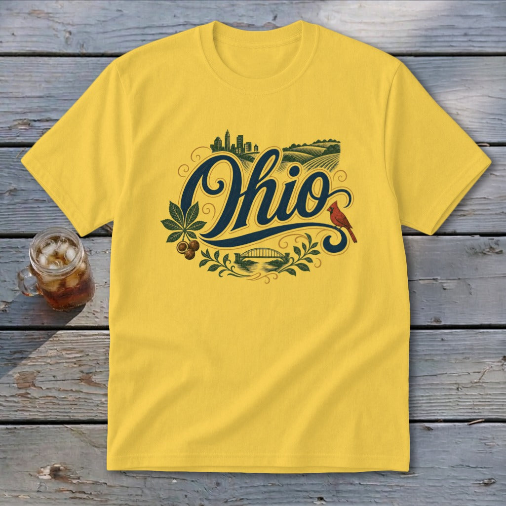 Heritage Script Ohio Youth Tee
