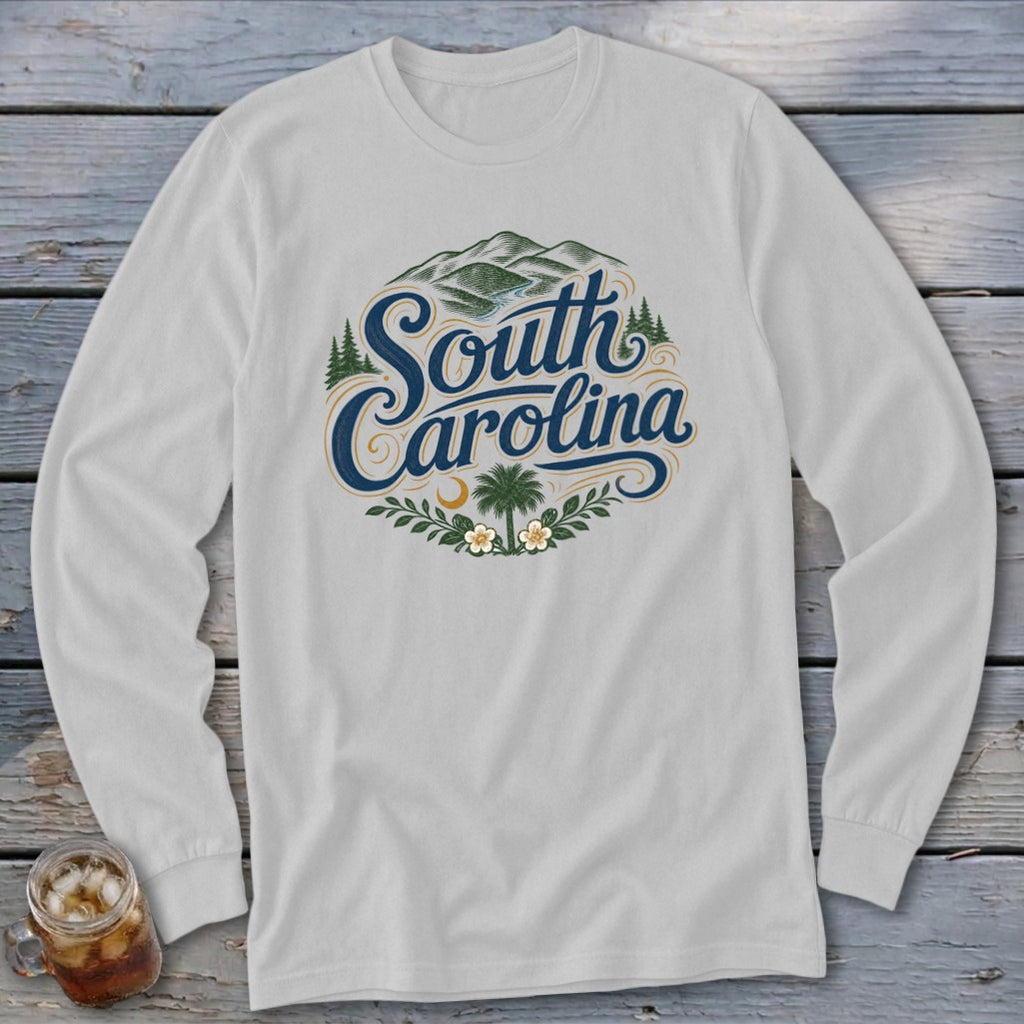 Heritage Script South Carolina Long Sleeve Tee
