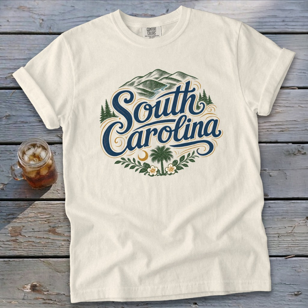 Heritage Script South Carolina Signature Tee
