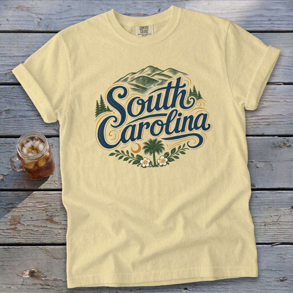 Heritage Script South Carolina Signature Tee