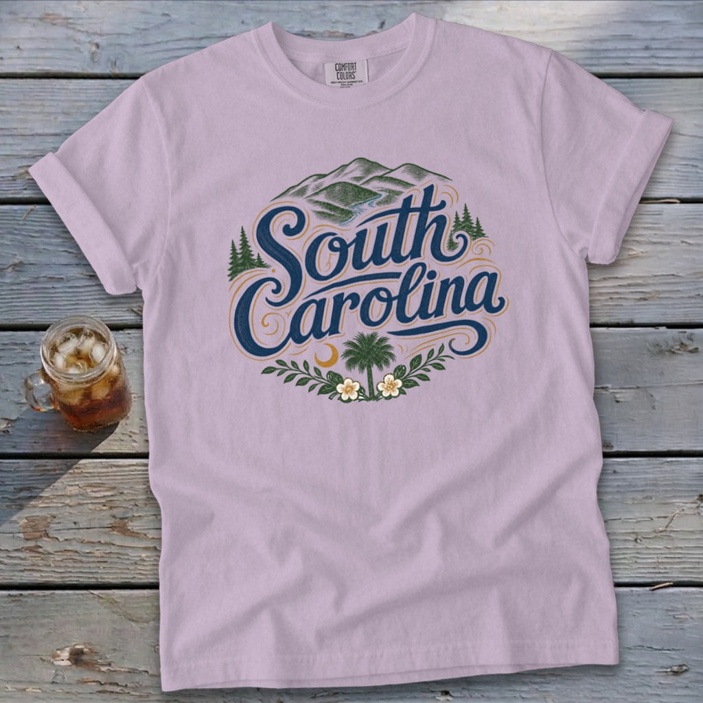 Heritage Script South Carolina Signature Tee