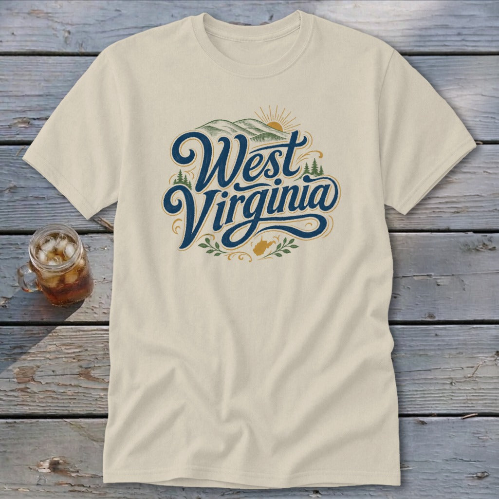 Heritage Script West Virginia Classic Tee