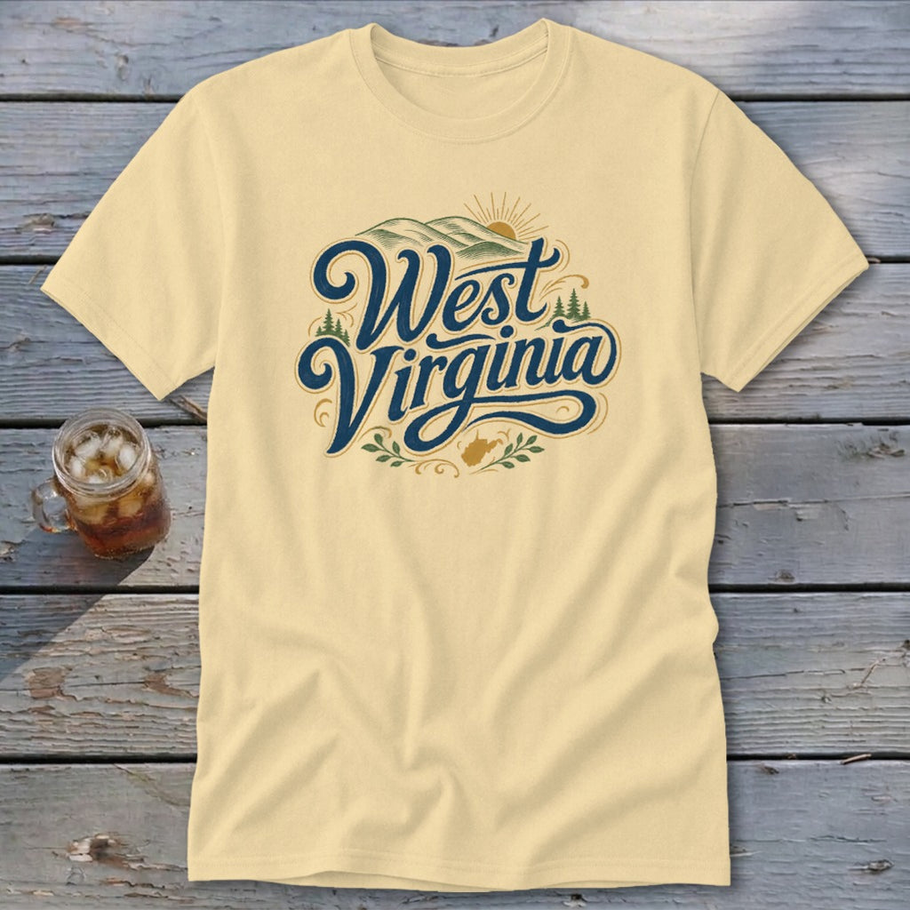 Heritage Script West Virginia Classic Tee