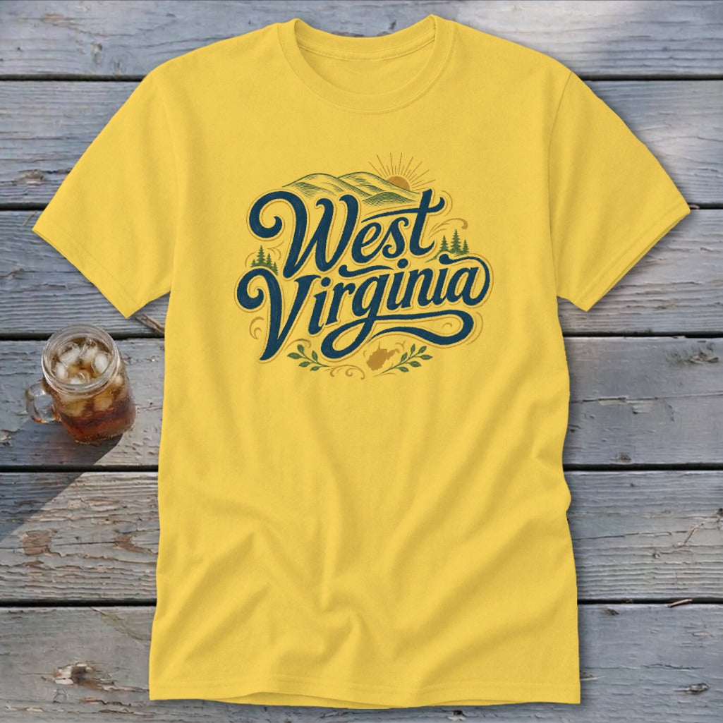 Heritage Script West Virginia Classic Tee