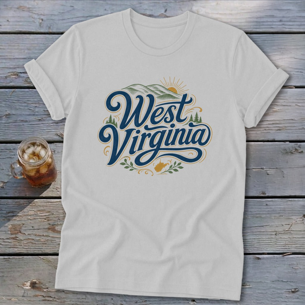 Heritage Script West Virginia Softstyle Tee
