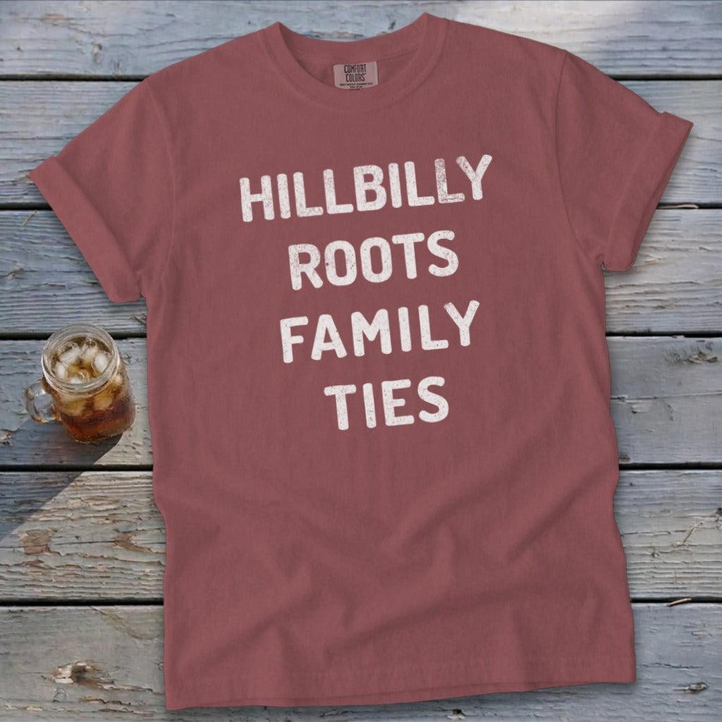 Hillbilly Roots Family Ties Signature Tee