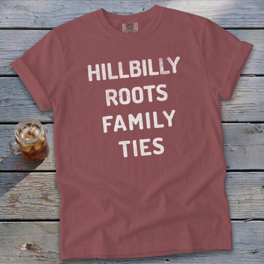 Hillbilly Roots Family Ties Signature Tee