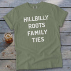 Hillbilly Roots Family Ties Signature Tee