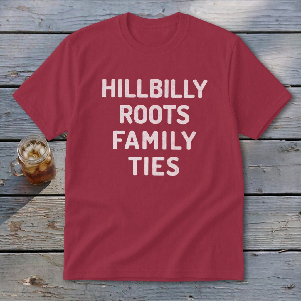 Hillbilly Roots Family Ties Youth Tee