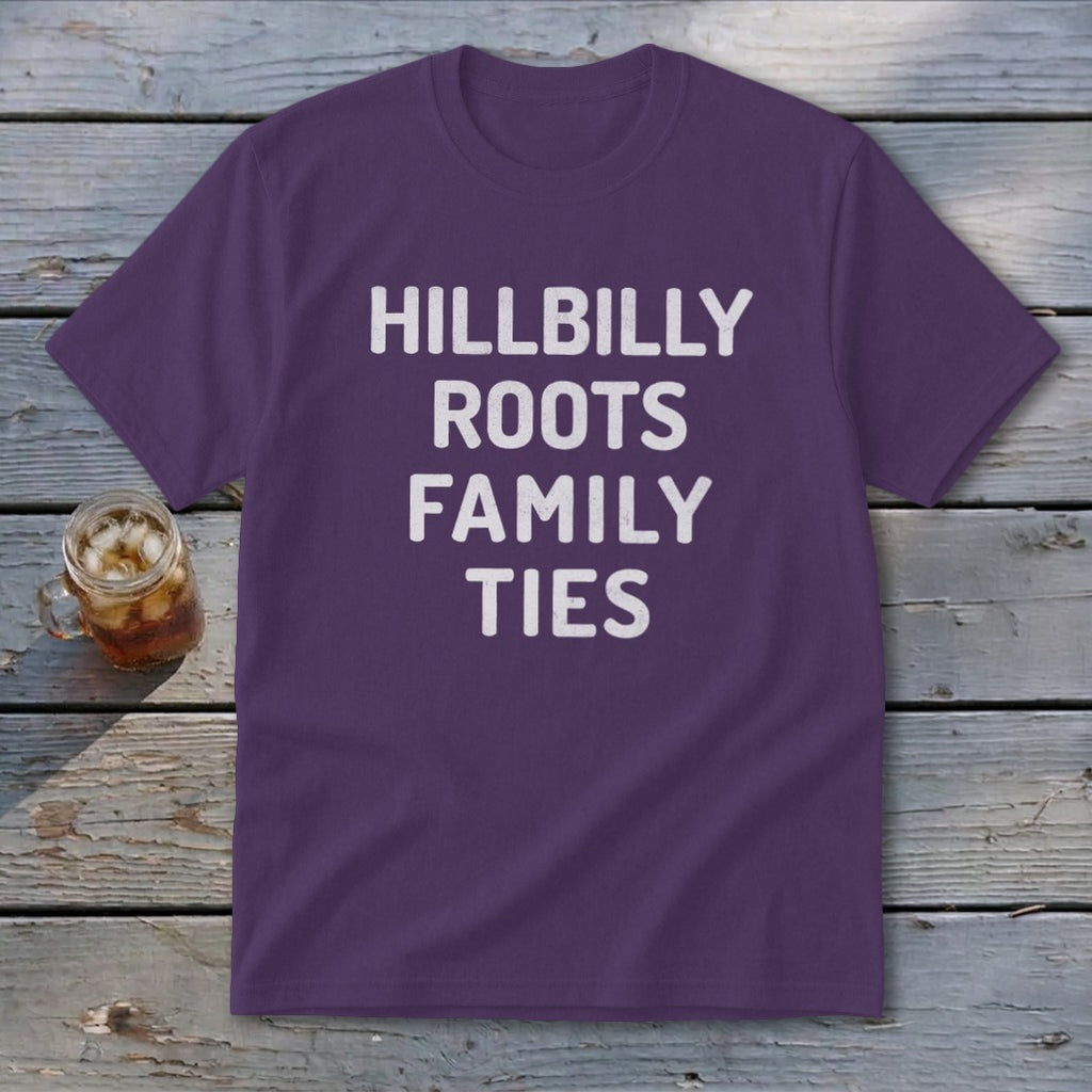 Hillbilly Roots Family Ties Youth Tee
