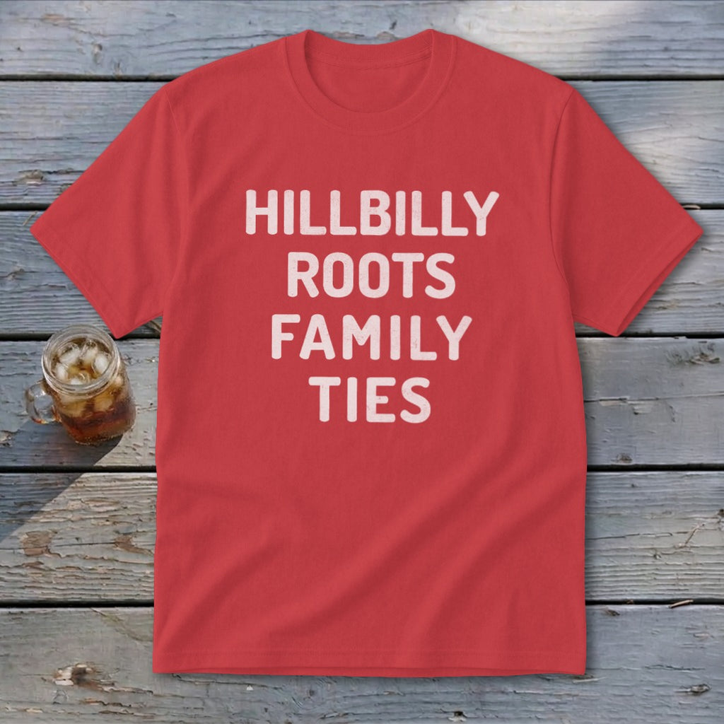 Hillbilly Roots Family Ties Youth Tee