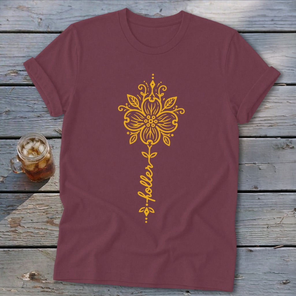 Holler Blossom Softstyle Tee