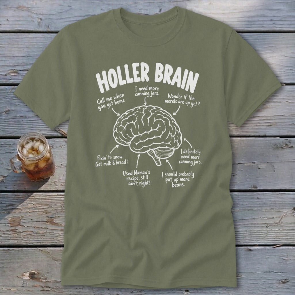 Holler Brain Classic Tee