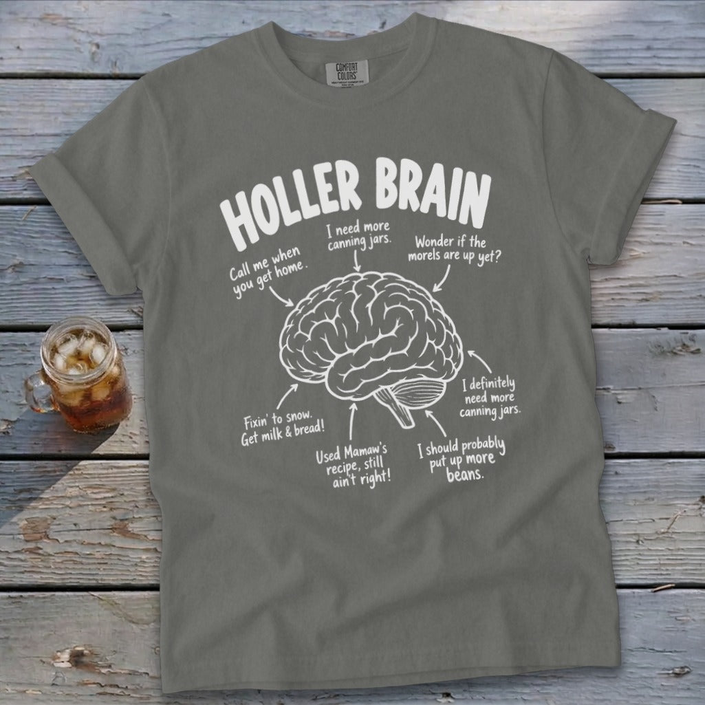 Holler Brain Signature Tee