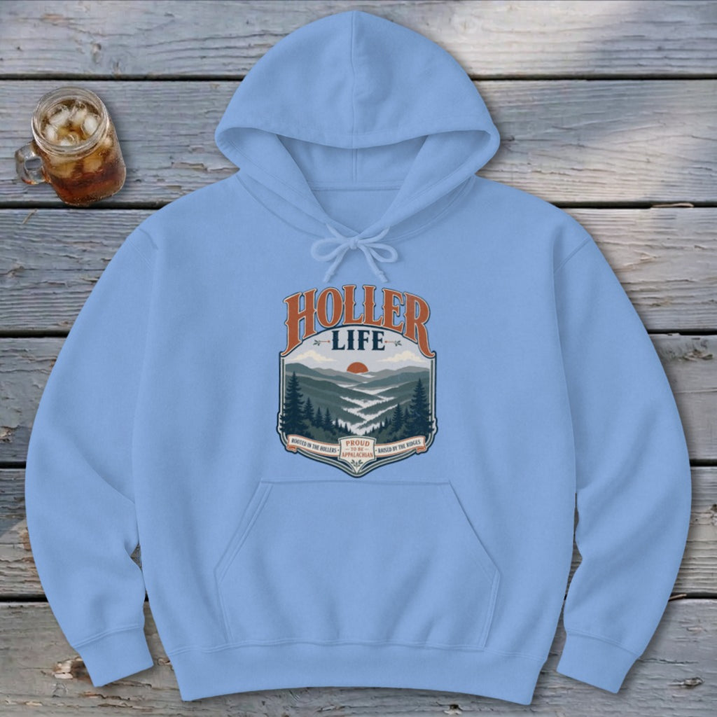 Holler Life Emblem Hoodie