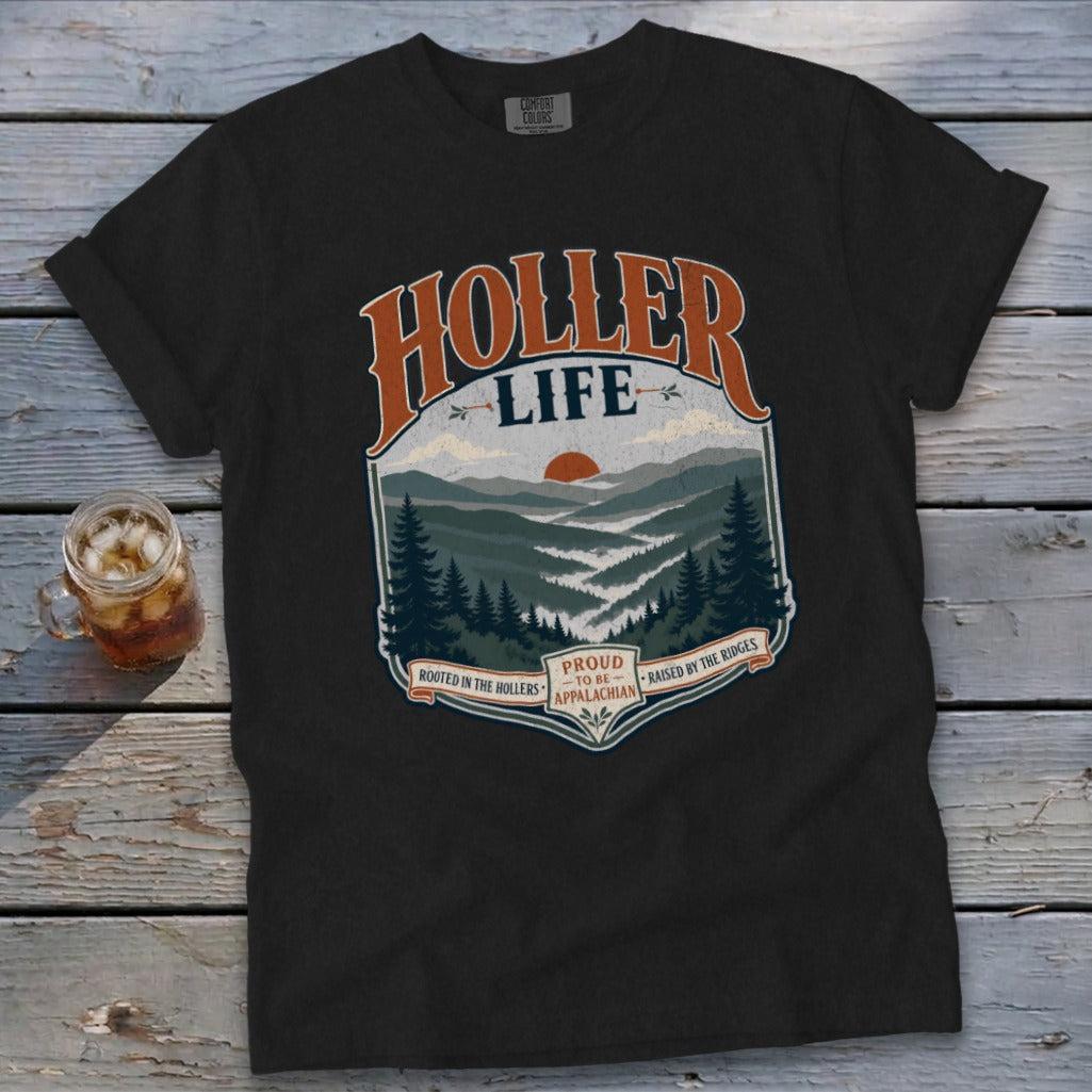 Holler Life Emblem Signature Tee