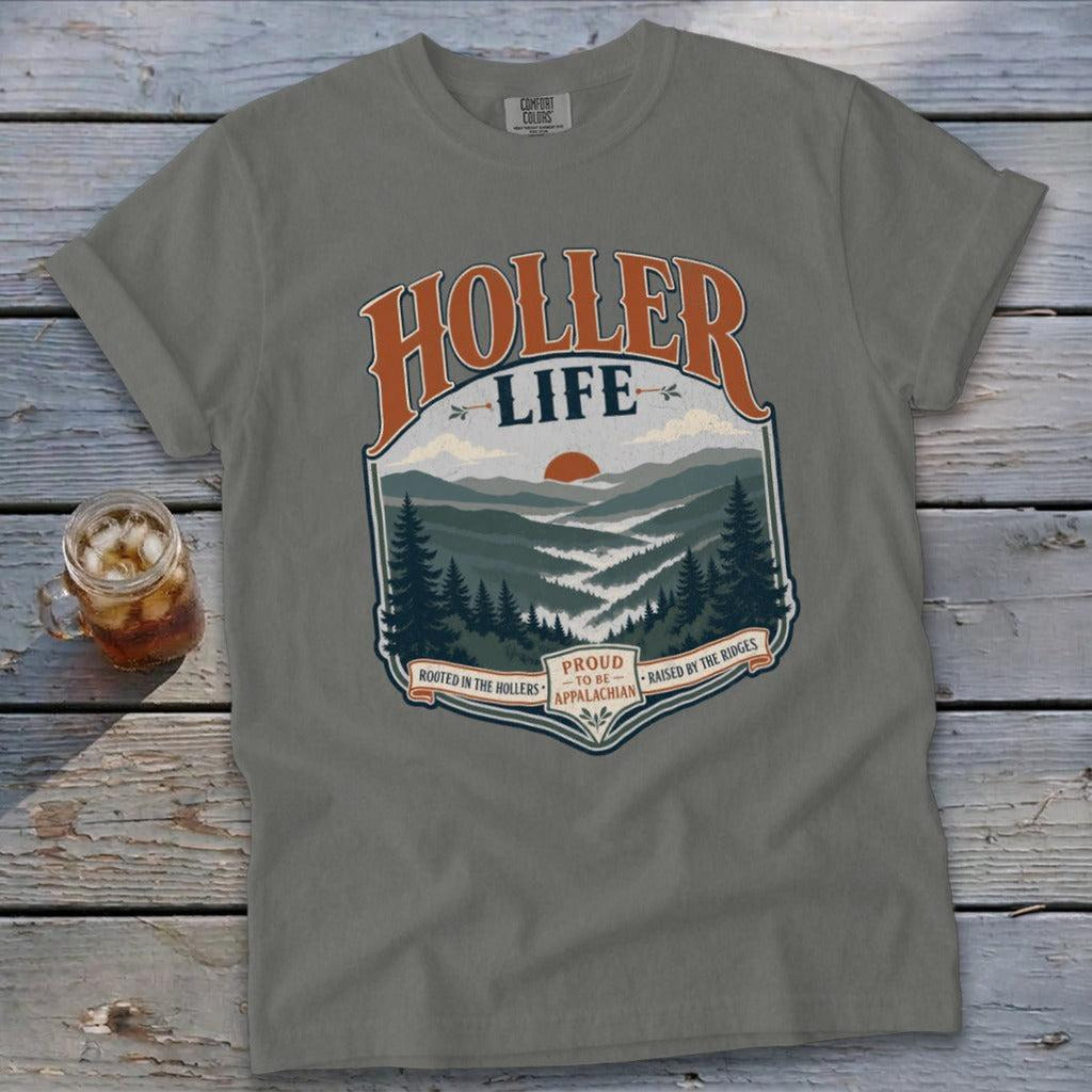 Holler Life Emblem Signature Tee