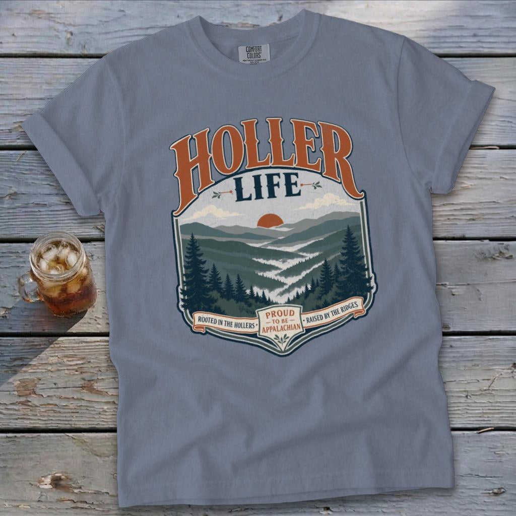 Holler Life Emblem Signature Tee