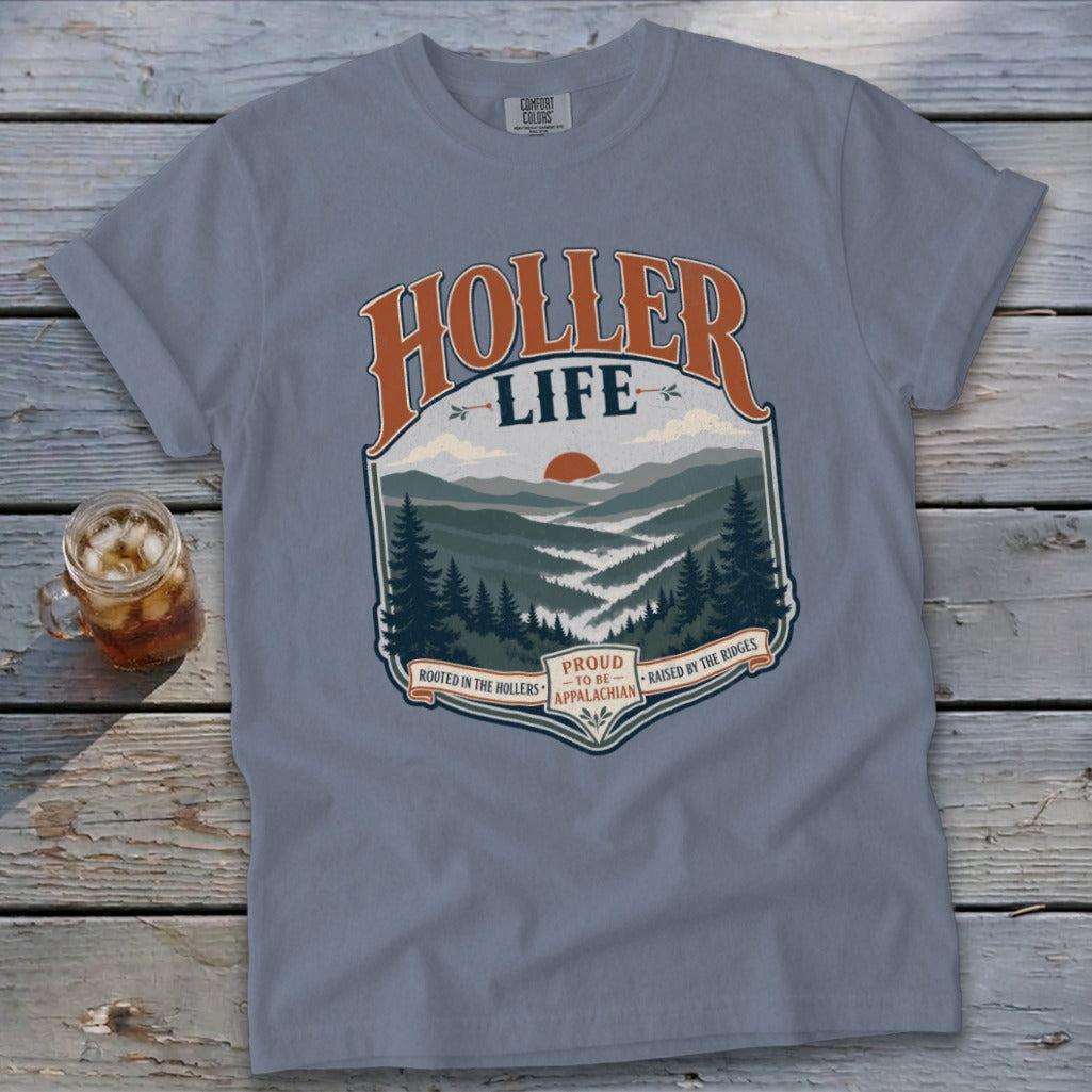 Holler Life Emblem Signature Tee
