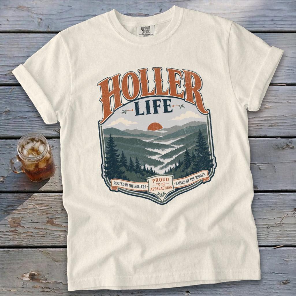 Holler Life Emblem Signature Tee