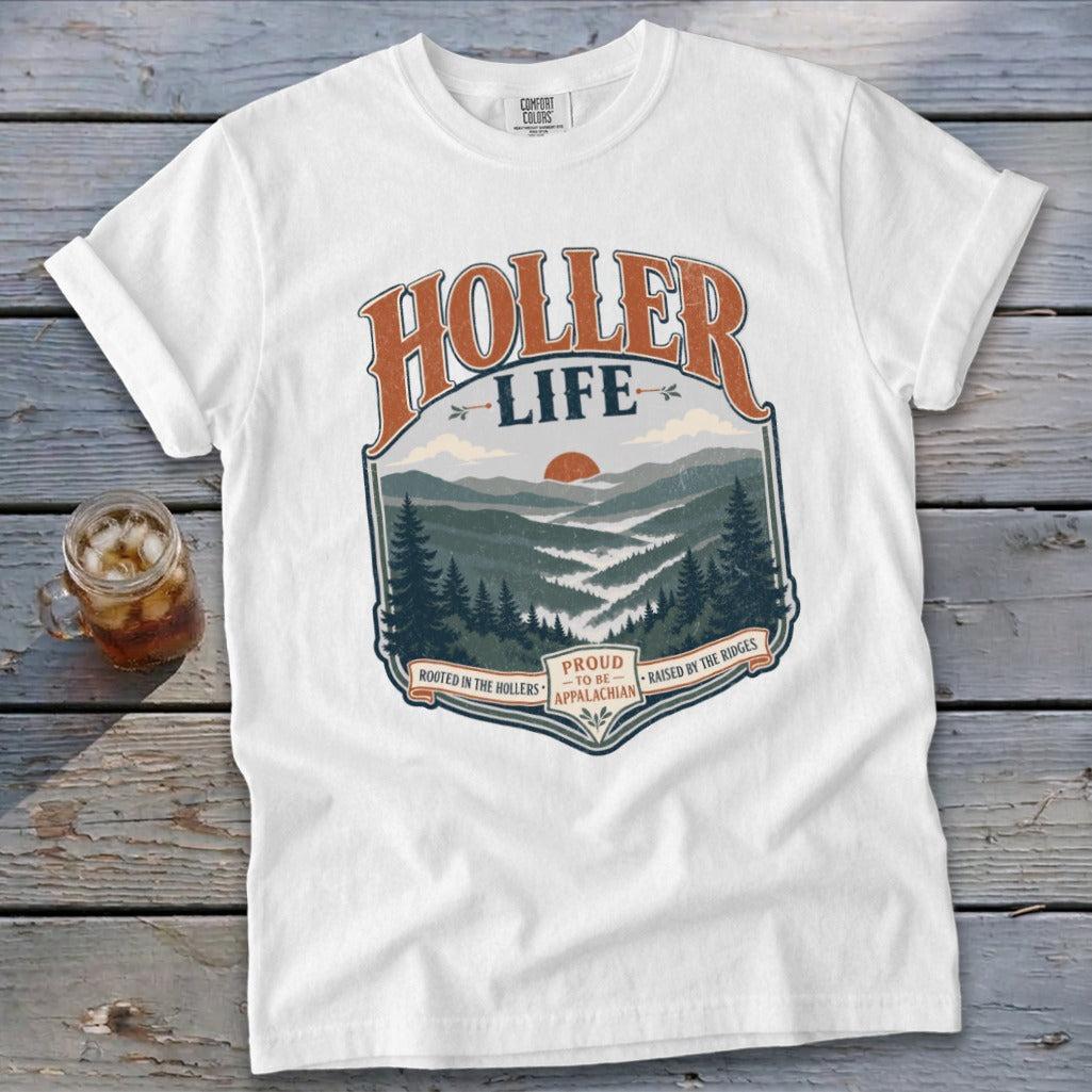 Holler Life Emblem Signature Tee