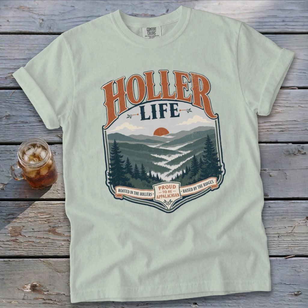 Holler Life Emblem Signature Tee