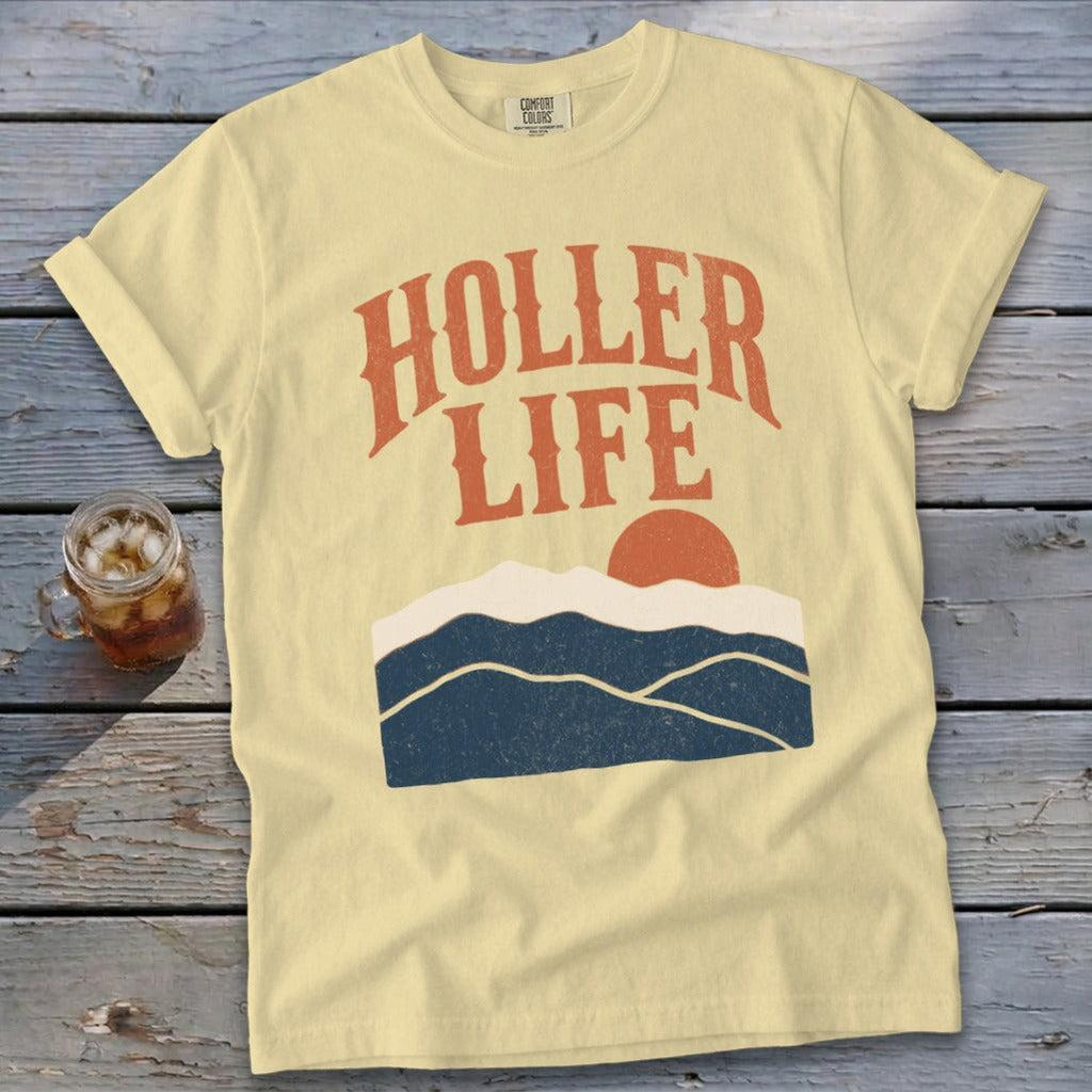 Holler Life Sunrise Signature Tee