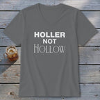 Holler Not Hollow V-neck
