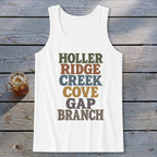 Holler · Ridge · Creek · Cove · Gap · Branch Tank Top