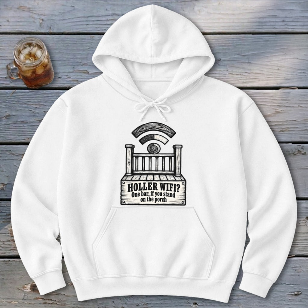 Holler Wifi Porch Hoodie