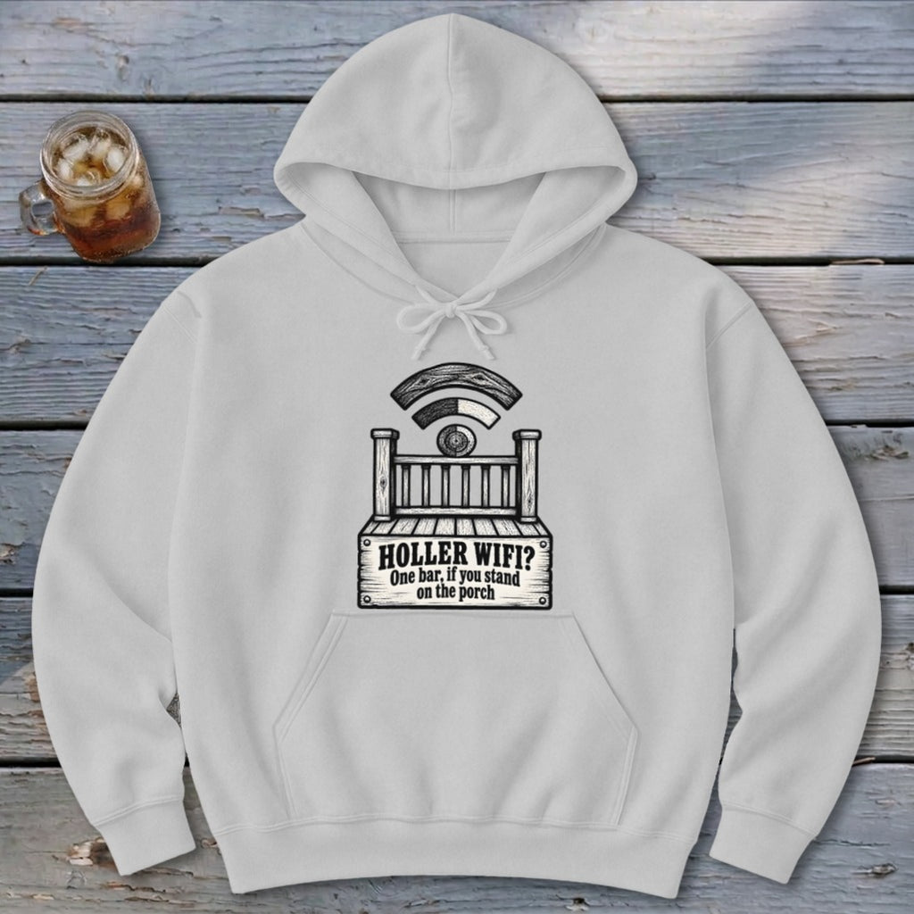 Holler Wifi Porch Hoodie