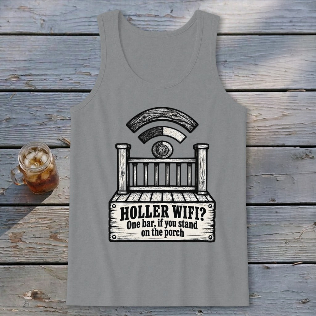 Holler Wifi Porch Tank Top